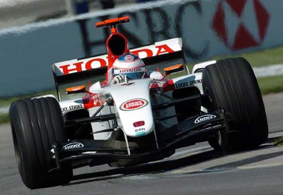 Jenson Button e a BAR - Um dos destaques da temporada. Foto: 20.06.2004