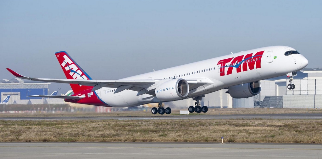 A350-900, DA TAM - FOTO/CRÉDITO: AIRBUS S.A.S, POR P. PIGEYRE