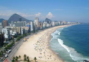 Vista do Bairro do Leblon, um dos mais sofisticados do Rio de Janeiro