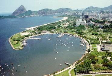 Vista area da Marina da Glria - Rio de Janeiro