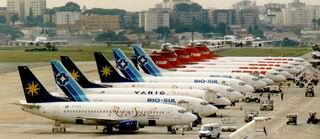 Foto do aeroporto de Congonhas - 2001