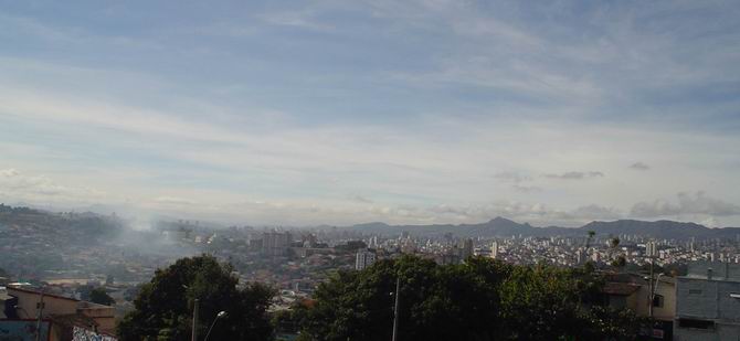 Belo Horizonte vista da BR262, anel rodoviário