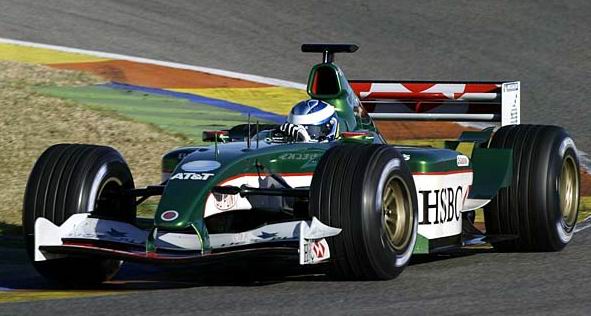 Christian Klein  o 2 piloto da Jaguar em 2004 (Foto: Circuito de Valencia, Espanha - Janeiro/2004).