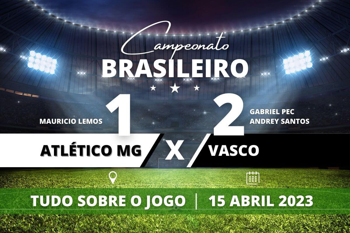 Atlético MG 1 x 2 Vasco - O time carioca acelera o início do jogo e faz rapidamente 2 gols e depois consegue segurar a reação do time mineiro.