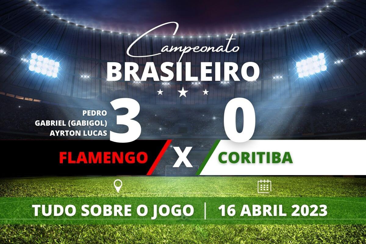 Flamengo 3 x 0 Coritiba - Flamengo desencanta e faz 3 no Coritiba no Maracanã.