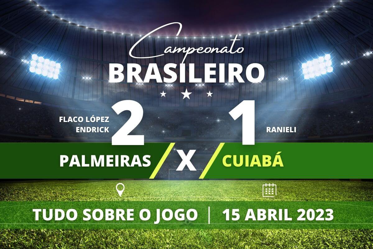 Palmeiras 2 x 1 Cuiabá: verdão leva susto mas confirma sua força jogando no Allianz Parque