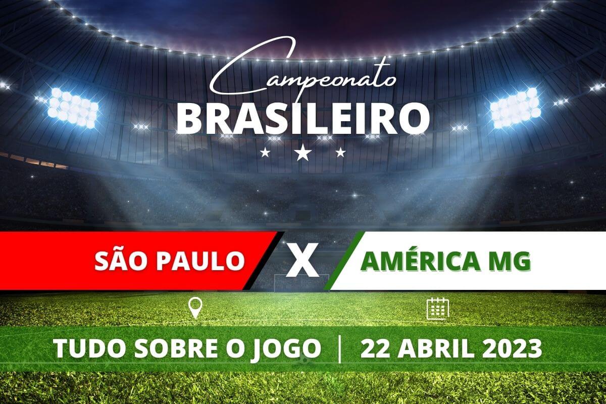 São Paulo x América MG pela 2ª rodada do Campeonato Brasileiro. Saiba tudo sobre o jogo: escalações prováveis, onde assistir, horário e venda de ingressos
