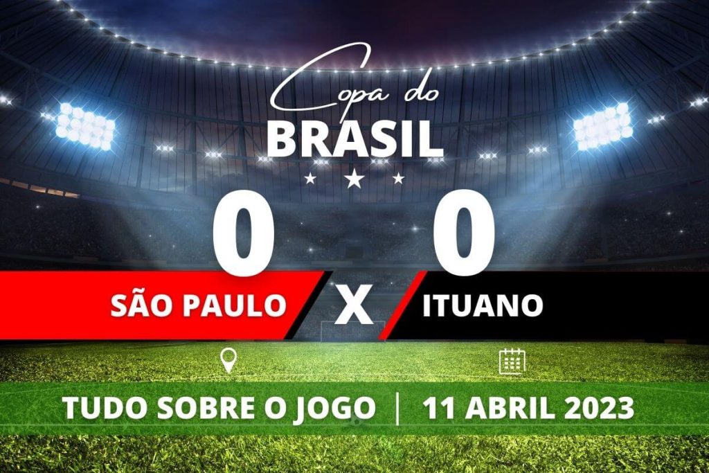 São Paulo 0 x 0 Ituano: sem criatividade, São Paulo decepciona e apenas empata na estréia em casa pela Copa do Brasil.