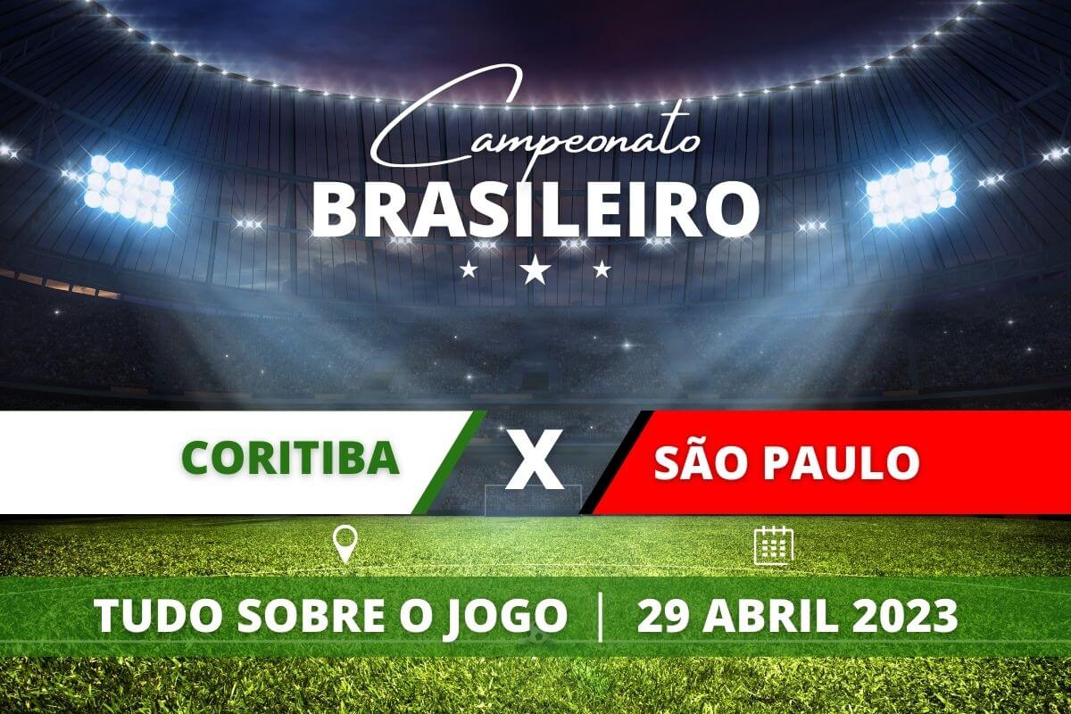 Coritiba e São Paulo pela 3ª rodada do Campeonato Brasileiro. Saiba tudo sobre o jogo: escalações prováveis, onde assistir, horário e venda de ingressos