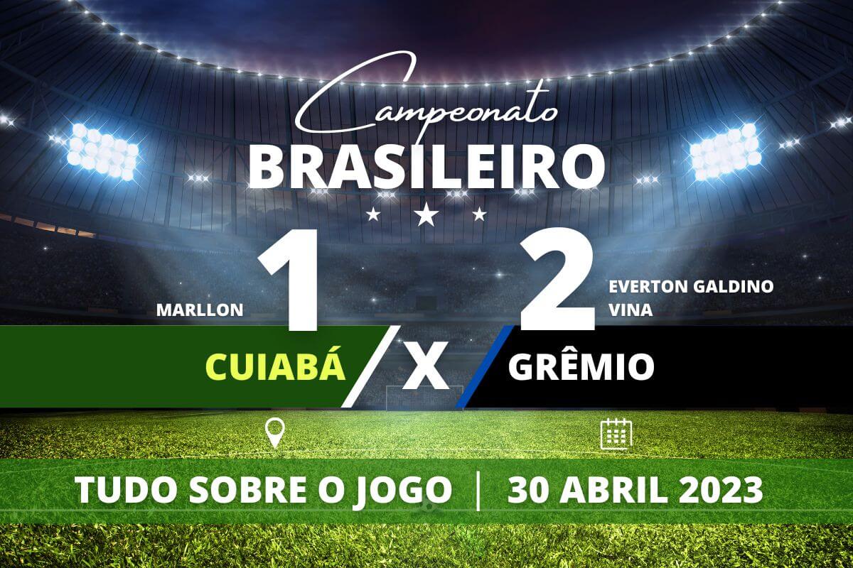 Cuiabá 1 x 2 Grêmio - Vitória do Tricolor Gaúcho na Arena Pantanal em cima do Dourado que segue sem vencer no Brasileirão