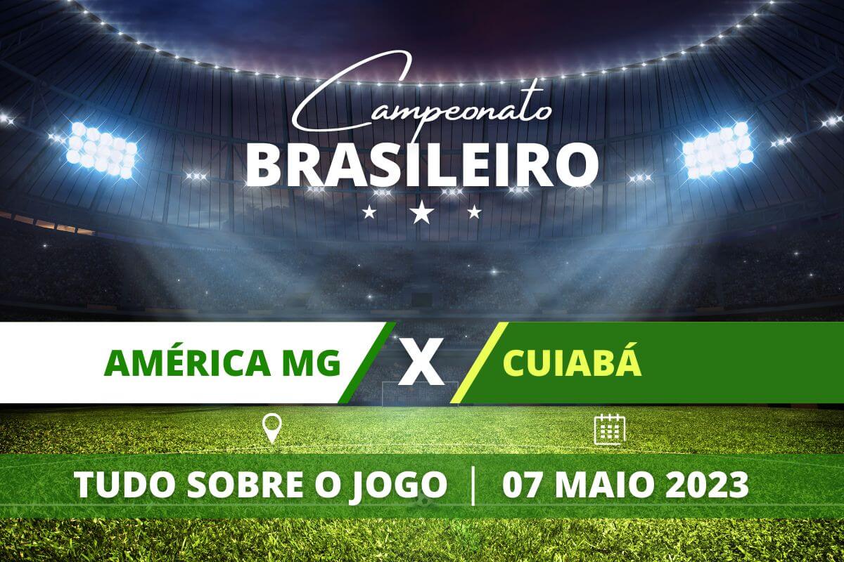 América-MG x Cuiabá pela 4ª rodada do Campeonato Brasileiro. Saiba tudo sobre o jogo: escalações prováveis, onde assistir, horário e venda de ingressos