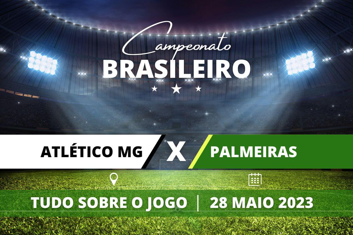 Atlético-MG x Palmeiras pela 8ª rodada do Campeonato Brasileiro. Saiba tudo sobre o jogo: escalações prováveis, onde assistir, horário e venda de ingressos 