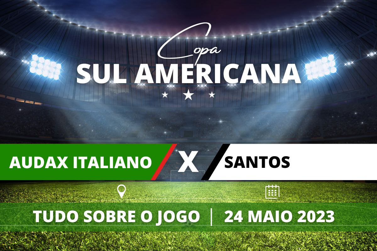 Audax Italiano x Santos pela 4ª rodada da fase de grupos da Copa Sul Americana - Grupo G. Saiba tudo sobre o jogo: prováveis escalações, onde assistir, horário e venda de ingressos.