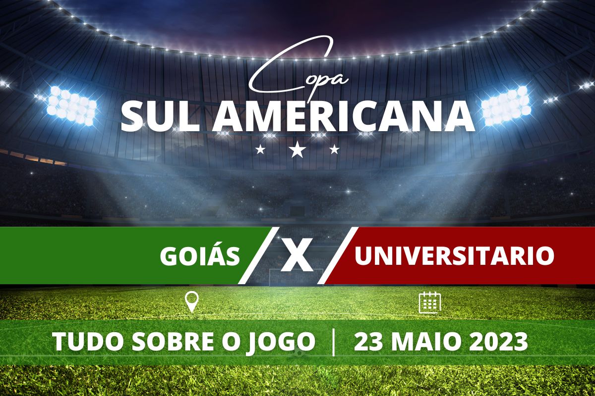 Goiás x Universitario pela 4ª rodada da fase de grupos da Copa Sul Americana - Grupo G. Saiba tudo sobre o jogo: prováveis escalações, onde assistir, horário e venda de ingressos.