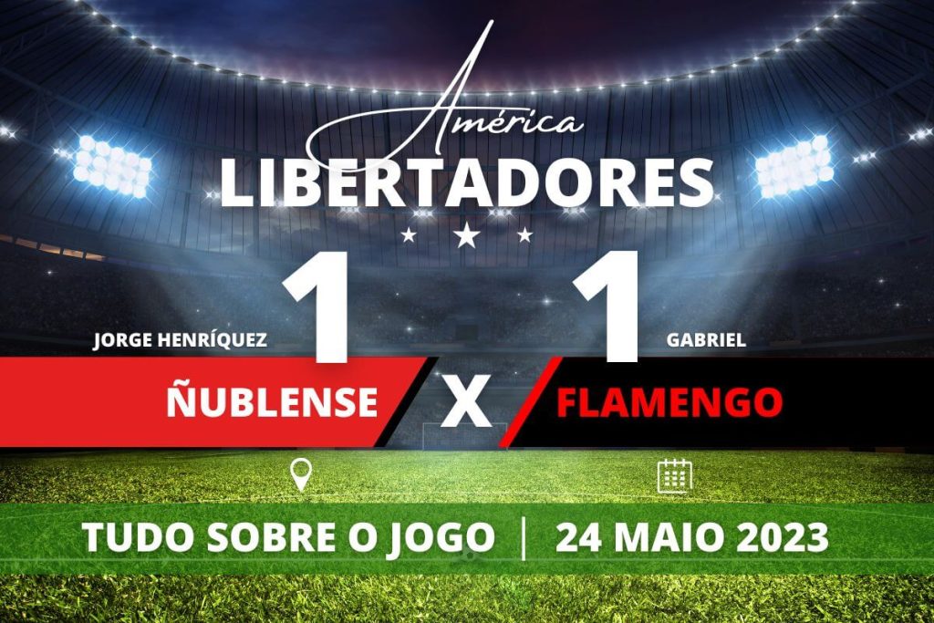 Ñublense 1 x 1 Flamengo - Fora de casa, Flamengo sai na frente com Gabigol mas sofre pressão do Ñublense e cede empate no 2° tempo com golaço dos chilenos pela fase de grupos da Libertadores.