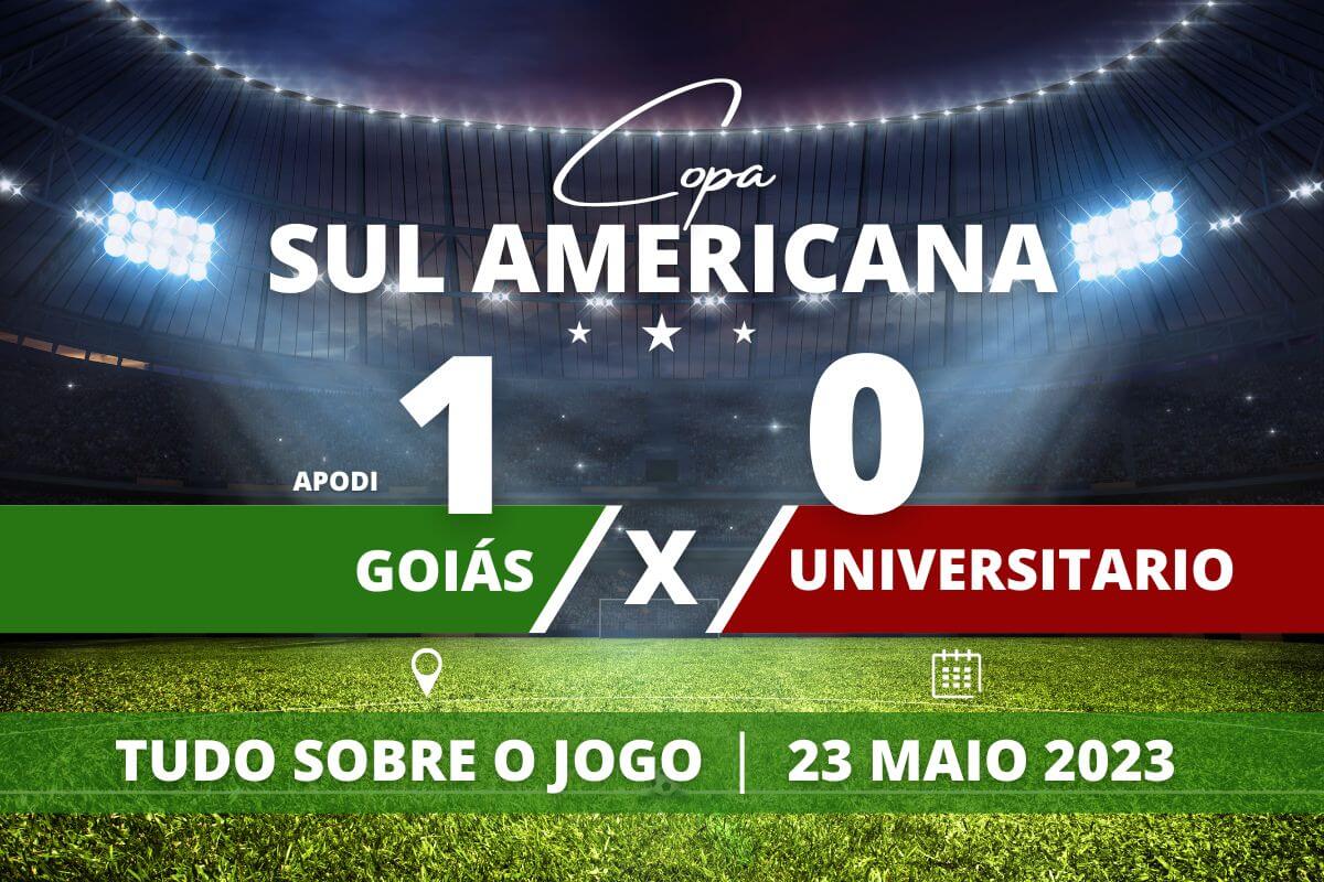 Goiás 1 x 0 Universitario - Com um golaço de Apodi no fim do segundo tempo Goiás sai vitorioso do partido contra o Universitario
