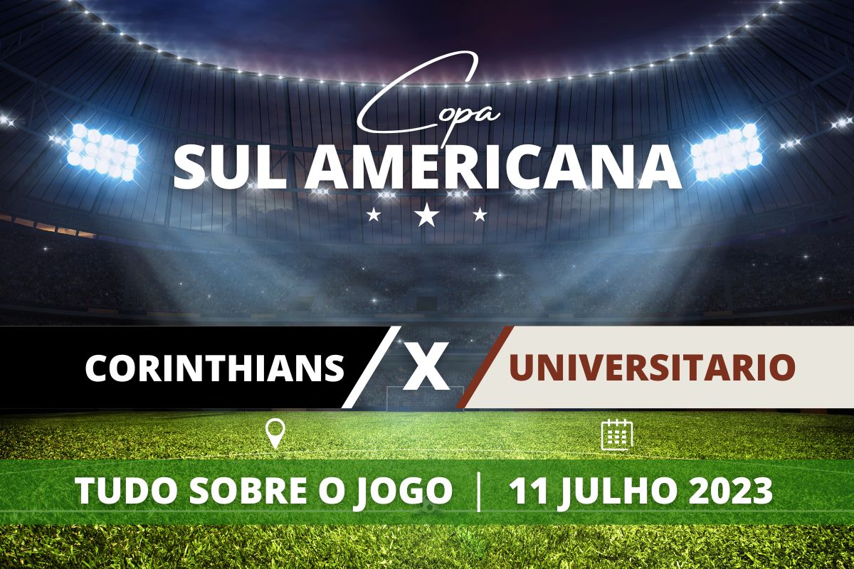 Portal Brasil Corinthians x Universitário pela Copa Sul Americana 2023. Saiba tudo sobre o jogo - escalações prováveis, onde assistir, horário e venda de ingressos