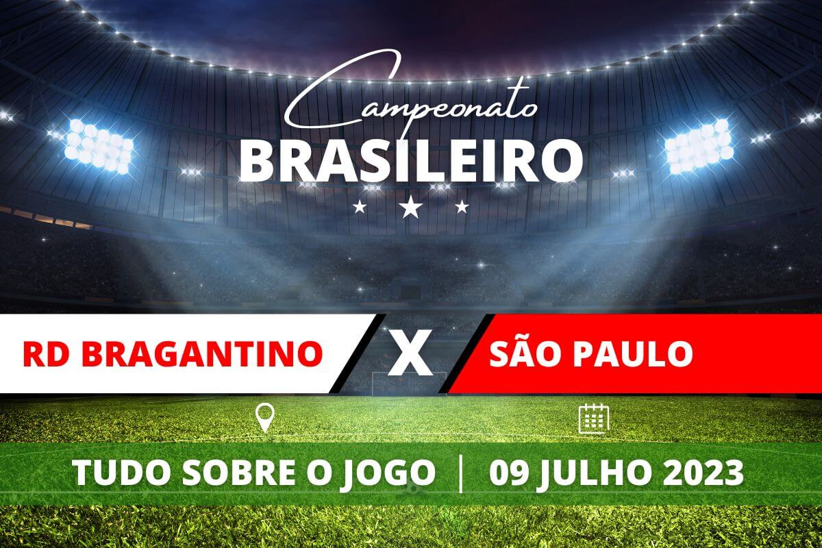 RB Bragantino x São Paulo pela 14ª rodada do Campeonato Brasileiro. Saiba tudo sobre o jogo: escalações prováveis, onde assistir, horário e venda de ingressos