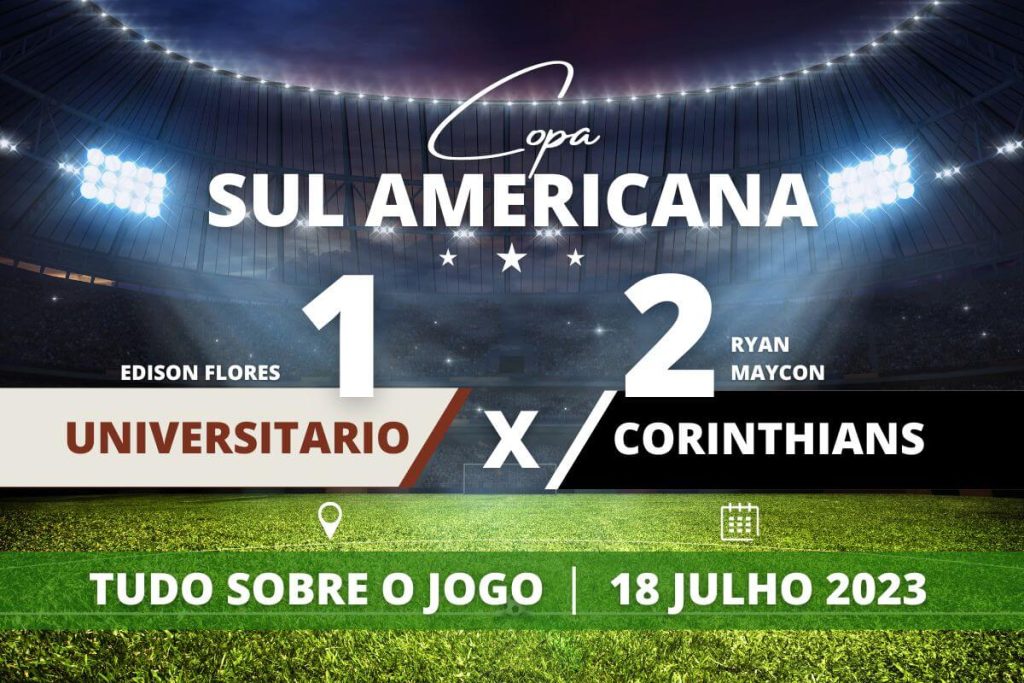 Universitario 1 x 2 Corinthians - Jogo se encerra em clima de tensão entre as duas equipes, e Corinthians sai vitorioso e se classifica para a próxima etapa