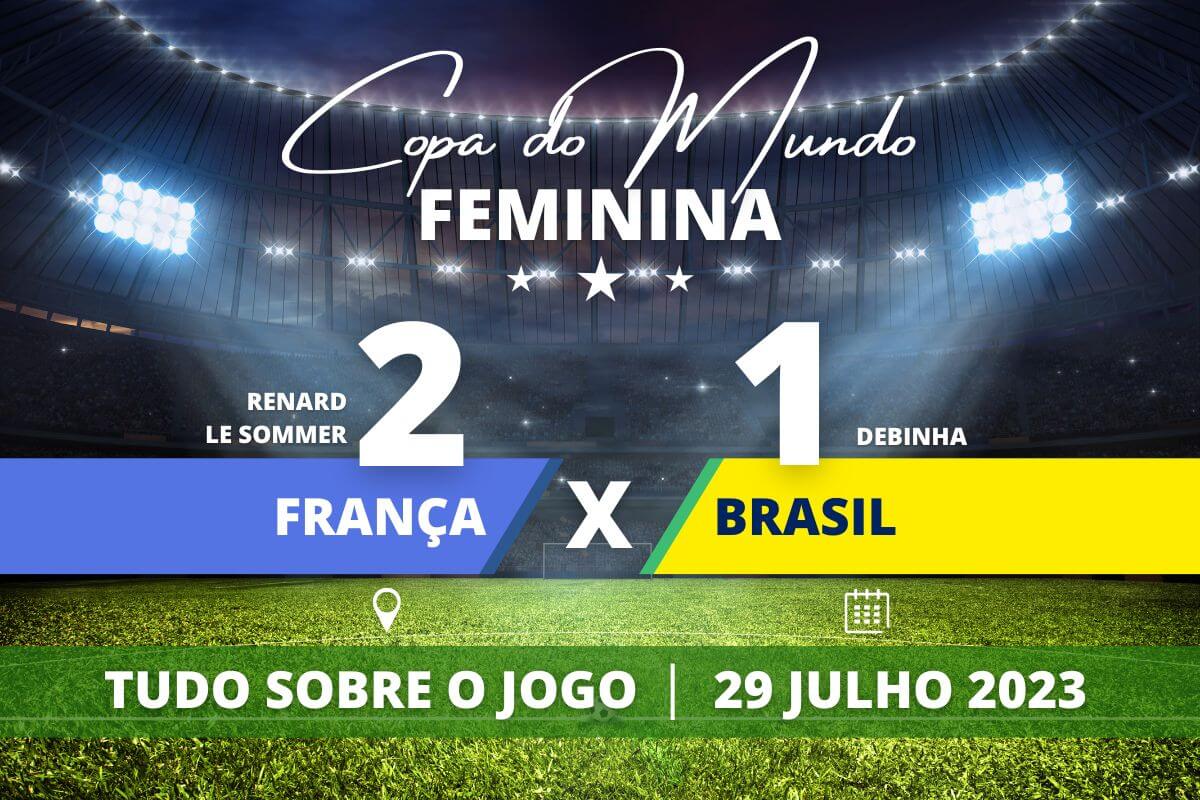 França 2 x 1 Brasil - Brasileiras buscam o empate, mas acabam tomando gol que define a vitória da França em falha de marcação no escanteio