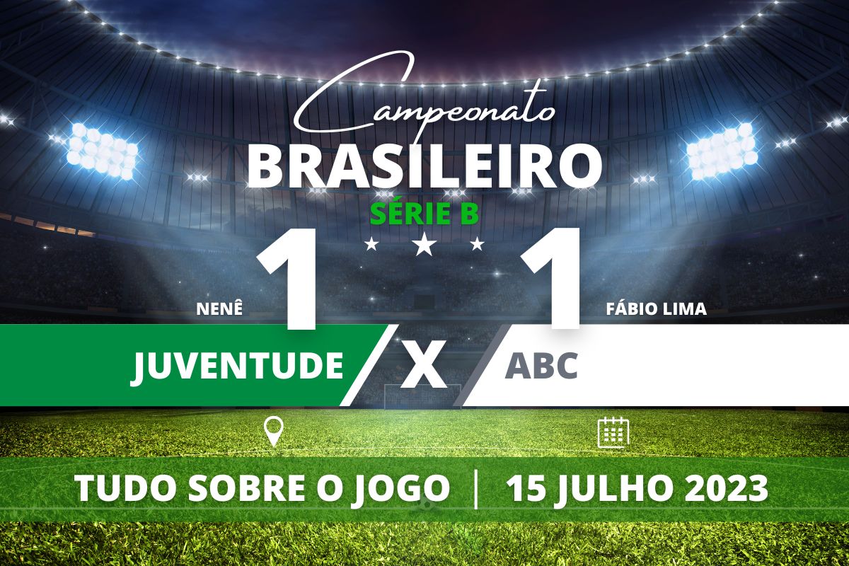 Juventude 1 x 1 ABC - Partida válida pela 17° rodada do Campeonato Brasileiro - Série B.