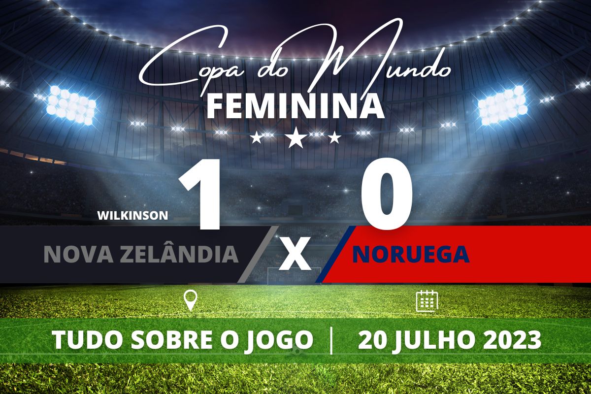 Nova Zelândia 1 x 0 Noruega - Em jogo de abertura, Nova Zelândia, a anfitriã do evento, vence pela primeira vez na história dos Mundiais em jogo válido pela 1° rodada da fase de grupos da Copa do Mundo Feminina 2023 - Grupo A.