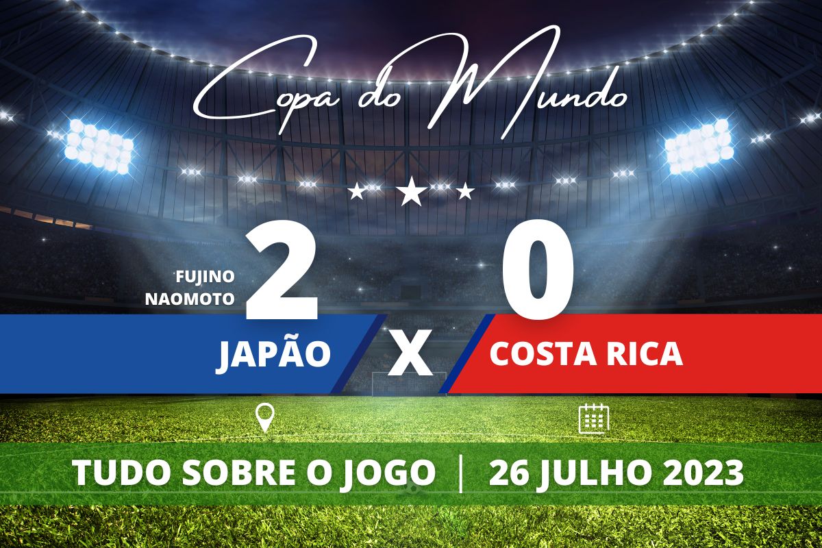 Japão 2 x 0 Costa Rica - Japão com boa atuação, vence a Costa Rica em partida sem dificuldade para as japonesas válida pela segunda rodada da Copa do Mundo Feminina.