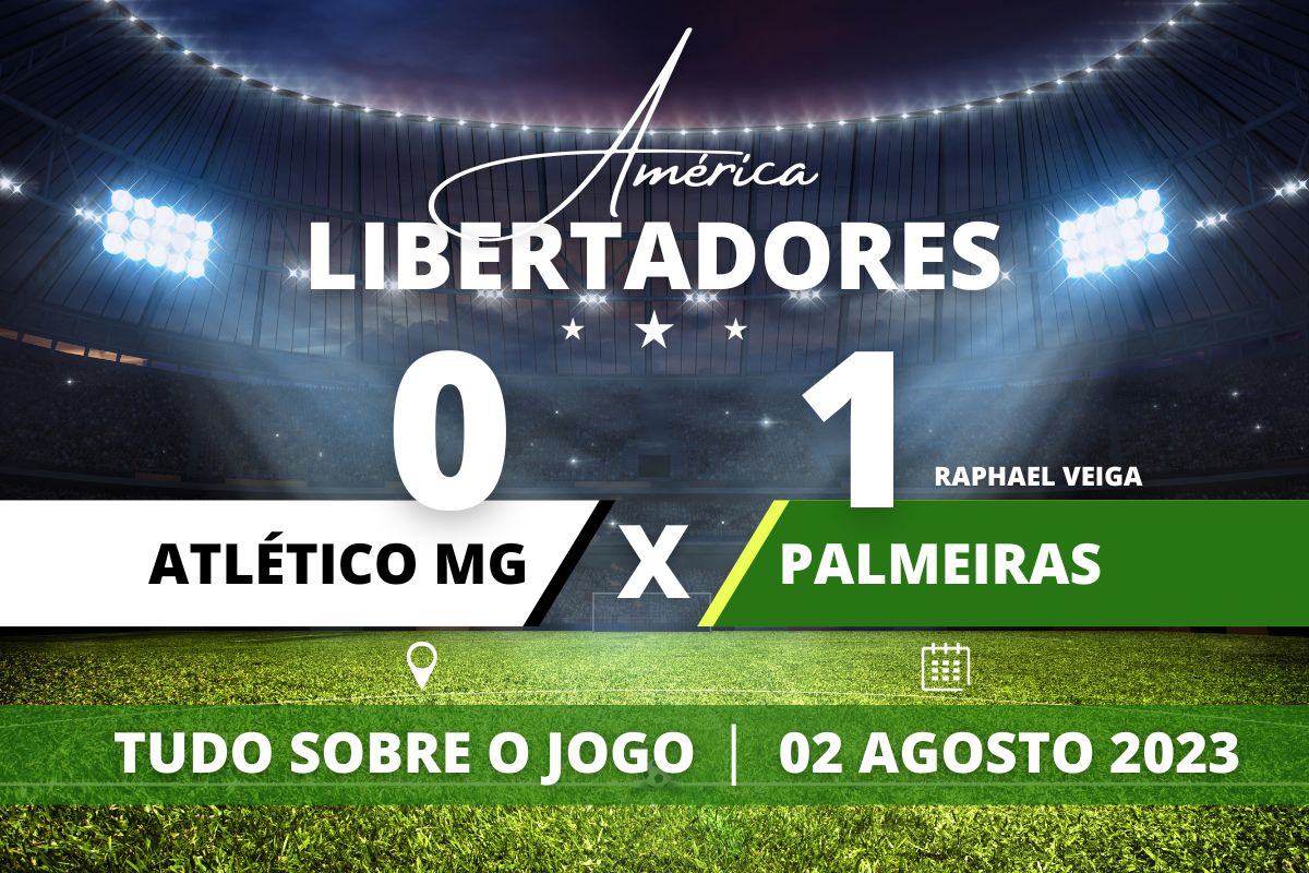 Atlético MG 0 x 1 Palmeiras - No Mineirão, em jogo de ida das Oitavas de Final da Copa Libertadores, Palmeiras marca com Raphael Veiga no primeiro tempo e garante vantagem para o jogo de volta contra o Atlético MG, que segue sem vitórias sob o comando de Luiz Felipe Scolari.