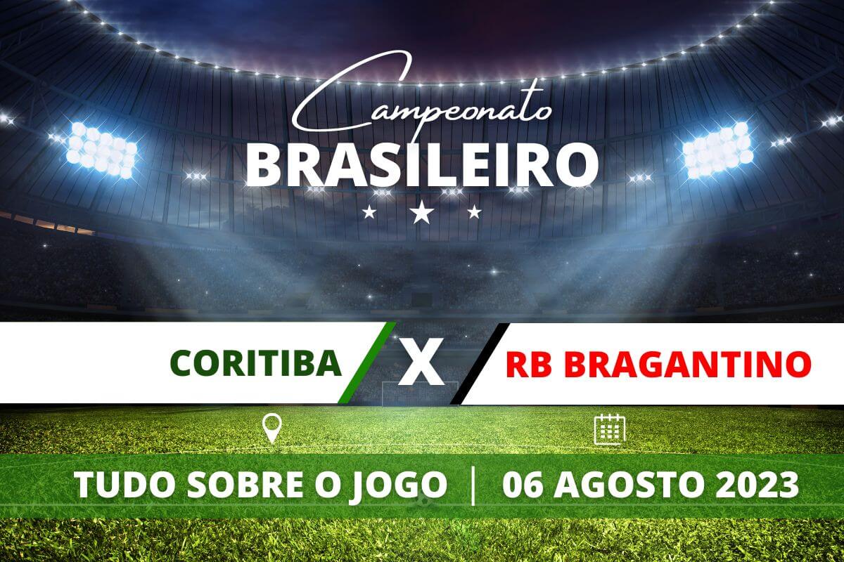 Coritiba x RB Bragantino pela 18ª rodada do Campeonato Brasileiro. Saiba tudo sobre o jogo: escalações prováveis, onde assistir, horário e venda de ingressos