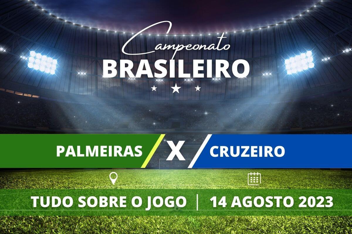 Palmeiras x Cruzeiro pela 19ª rodada do Campeonato Brasileiro. Saiba tudo sobre o jogo: escalações prováveis, onde assistir, horário e venda de ingressos
