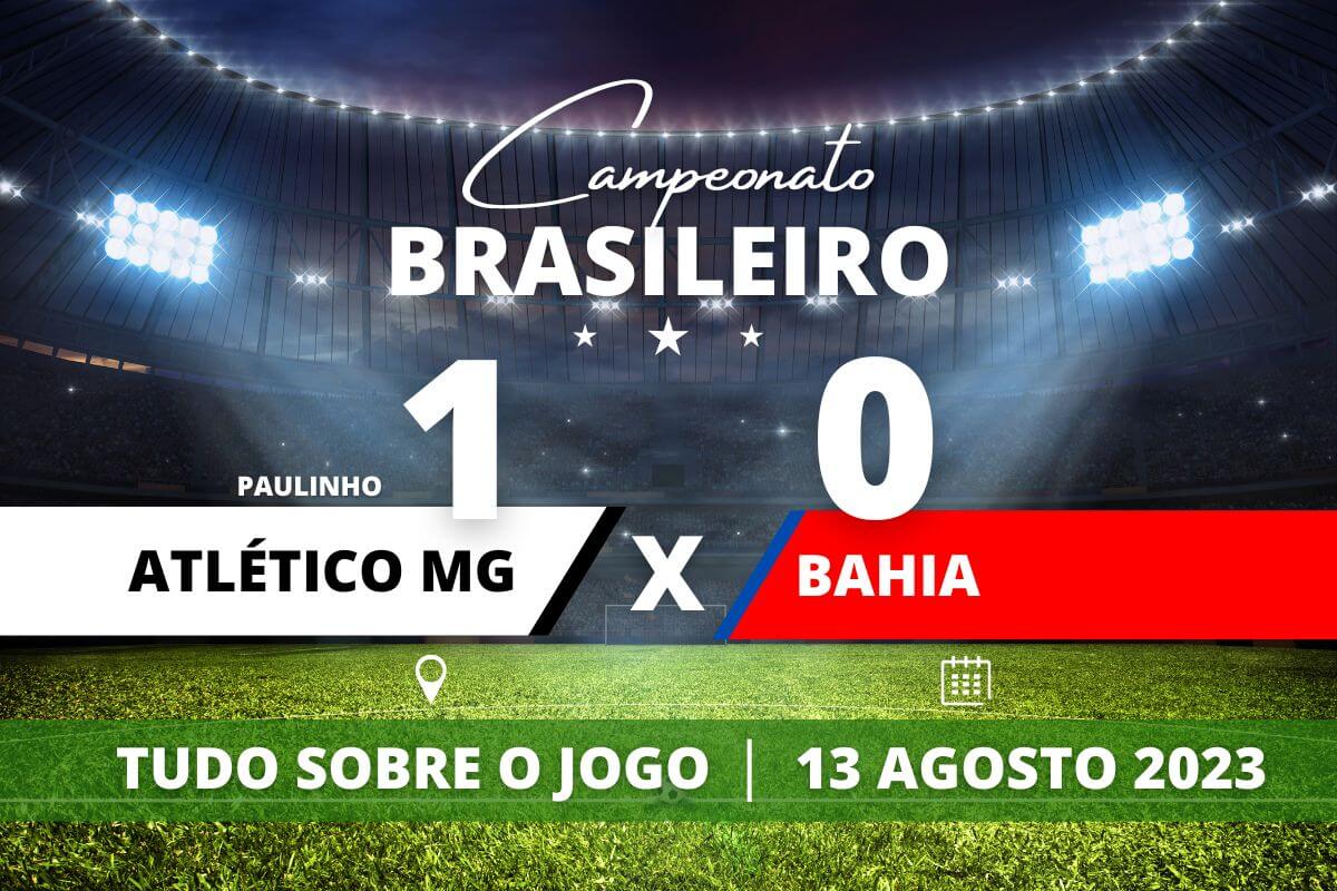 Atlético Mineiro 1 x 0 Bahia - No primeiro jogo pós desclassificação do Galo na Libertadores, Paulinho, que havia perdido gol feito no torneio Sul Americano, dessa vez fez e quer embalar o time mineiro no Brasileirão
