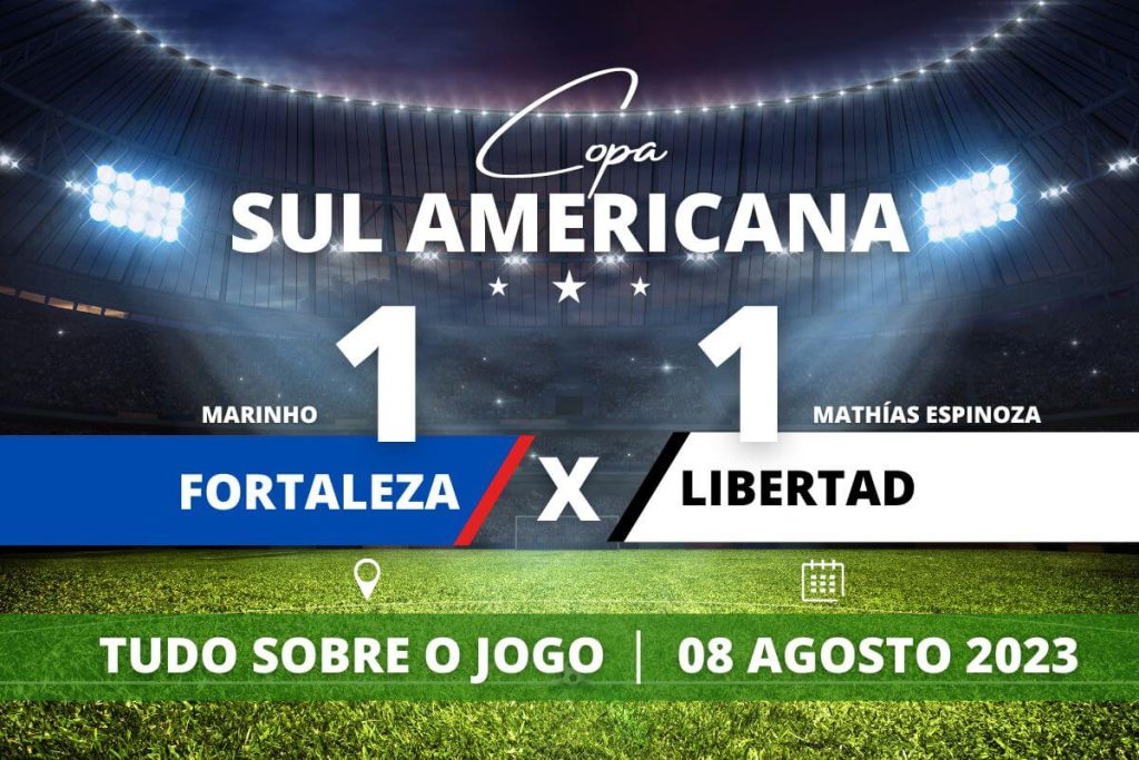 Fortaleza 1 x 1 Libertad - Emocionante, Marinho aos 45 do 2º tempo cobra falta com perfeição e faz o gol que classifica o Fortaleza para as quartas de final da Sul Americana.