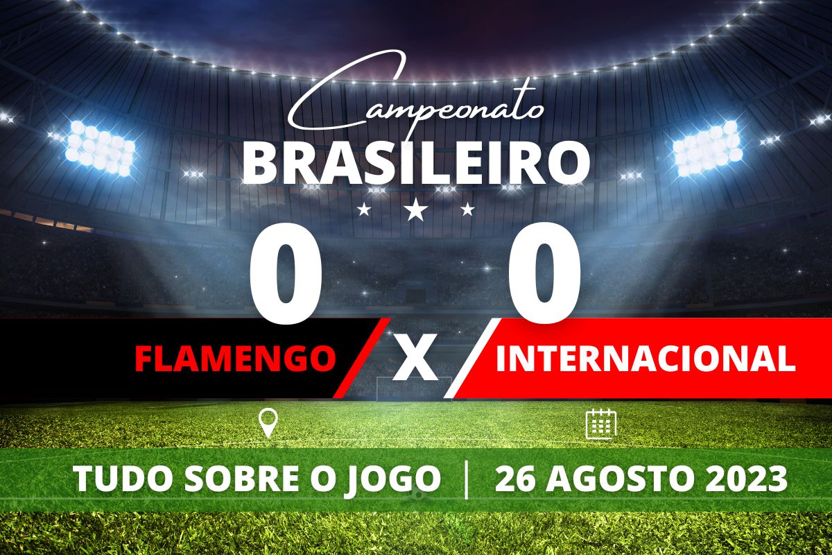 Flamengo 0 x 0 Internacional - No Maracanã, Flamengo empata no 0 a 0 com o Internacional e é vaiado pela torcida insatisfeita com o desempenho do clube que corre o risco de terminar a rodada fora do G-4.
