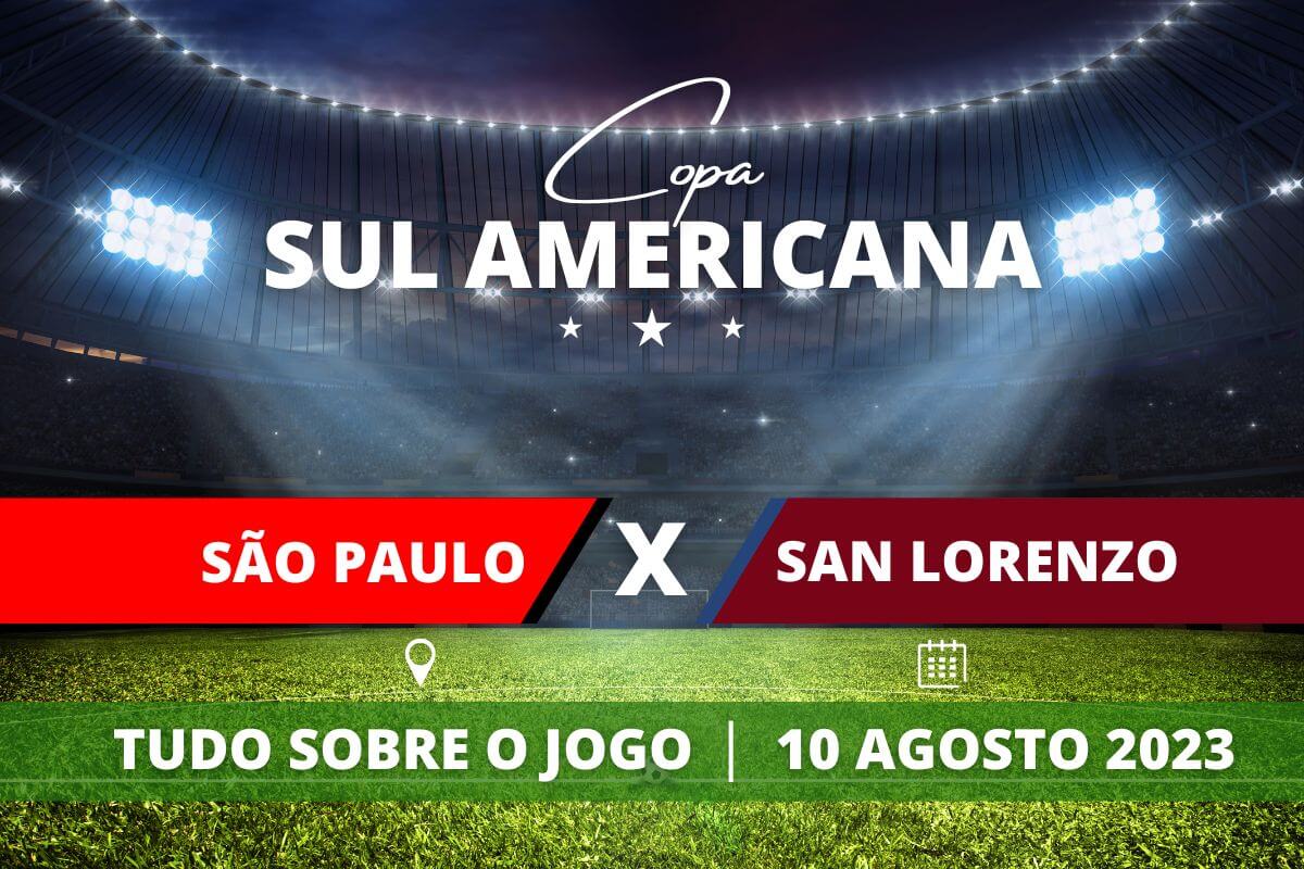 Portal Brasil São Paulo x San Lorenzo pela Copa Sul Americana. Saiba tudo sobre o jogo - escalações prováveis, onde assistir, horário e venda de ingressos