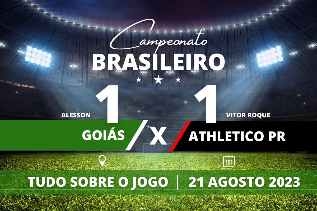 Goiás 1 x 1 Atlhetico-PR - O Athletico abre o placar e o Goiás vem logo atrás, terminando o jogo empatado