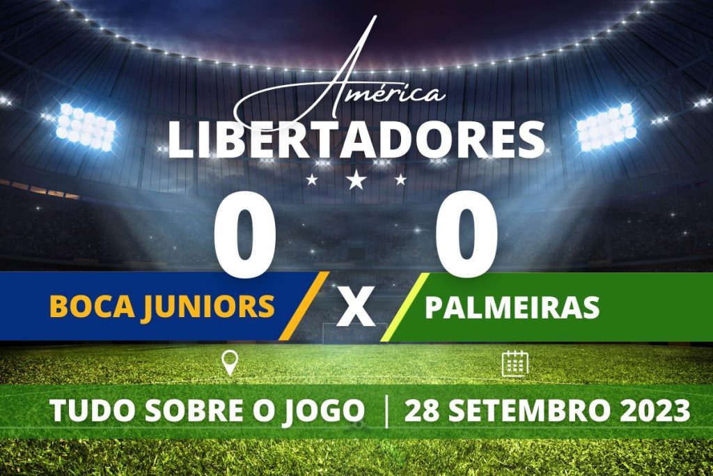 Boca Juniors 0 x 0 Palmeiras - Na Bombonera, Palmeiras empata sem gols com o Boca Juniors e a decisão da classificação para a final da Conmebol Sul-Americana será em São Paulo na próxima semana.