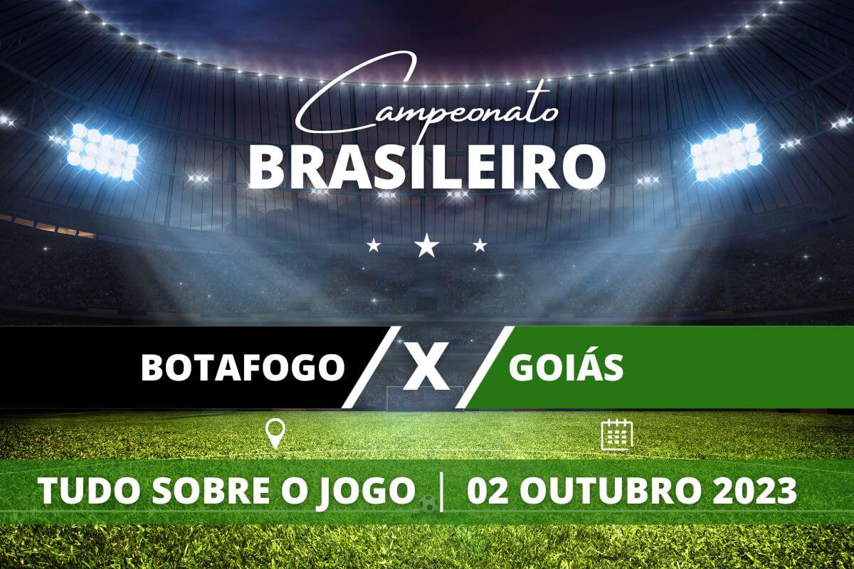 Botafogo x Goiás pela 25ª rodada do Campeonato Brasileiro. Saiba tudo sobre o jogo: escalações prováveis, onde assistir, horário e venda de ingressos