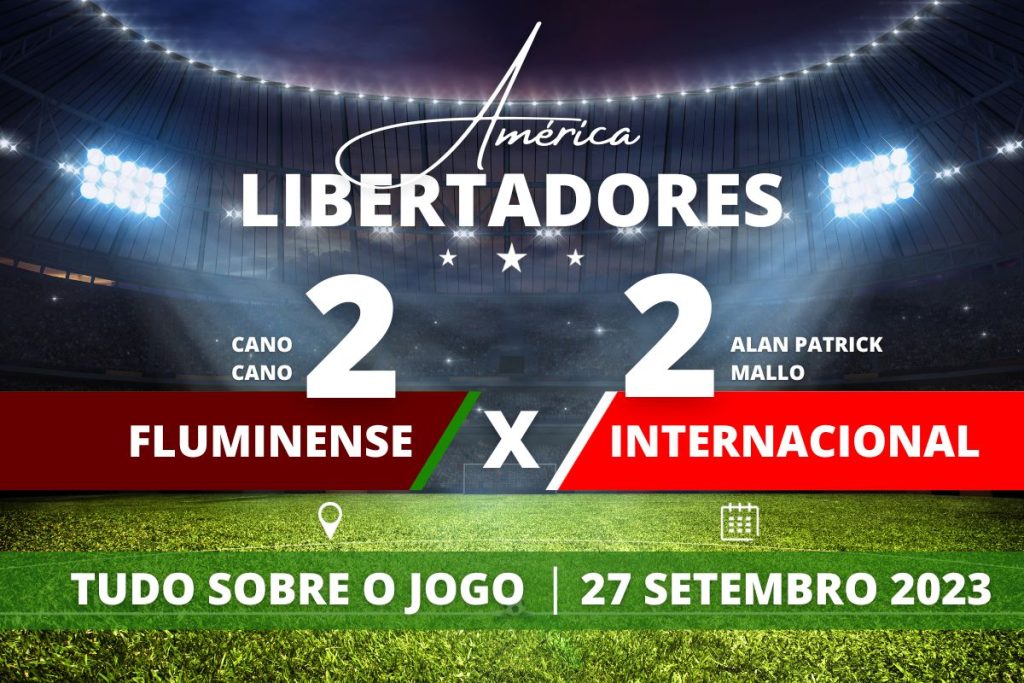 Fluminense 2 x 2 Internacional - No Maracanã, Fluminense e Internacional empatam por 2 a 2 em jogo de ida da Semifinal da Libertadores e vão decidir classificação no Beira-Rio.