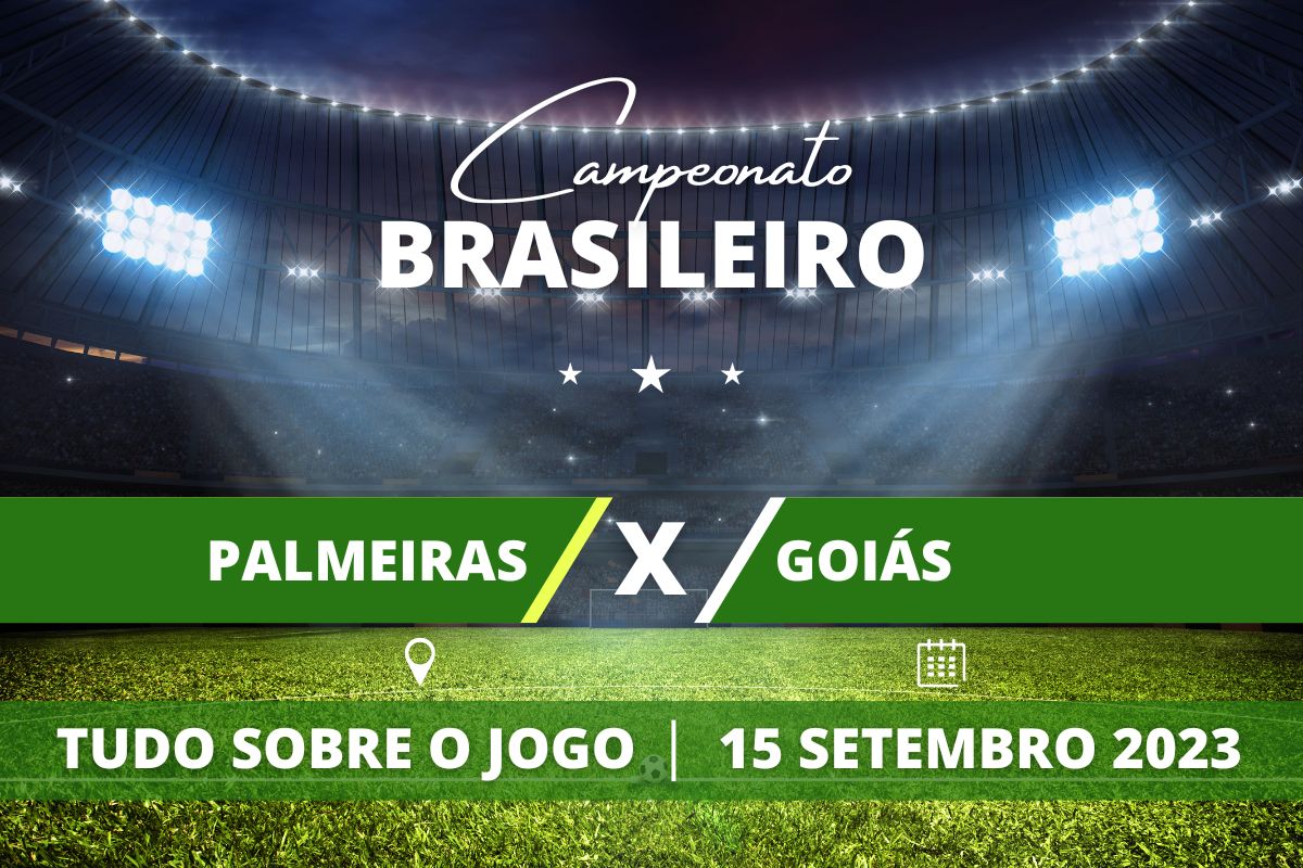  Palmeiras x Goiás pela 23ª rodada do Campeonato Brasileiro. Saiba tudo sobre o jogo: escalações prováveis, onde assistir, horário e venda de ingressos 