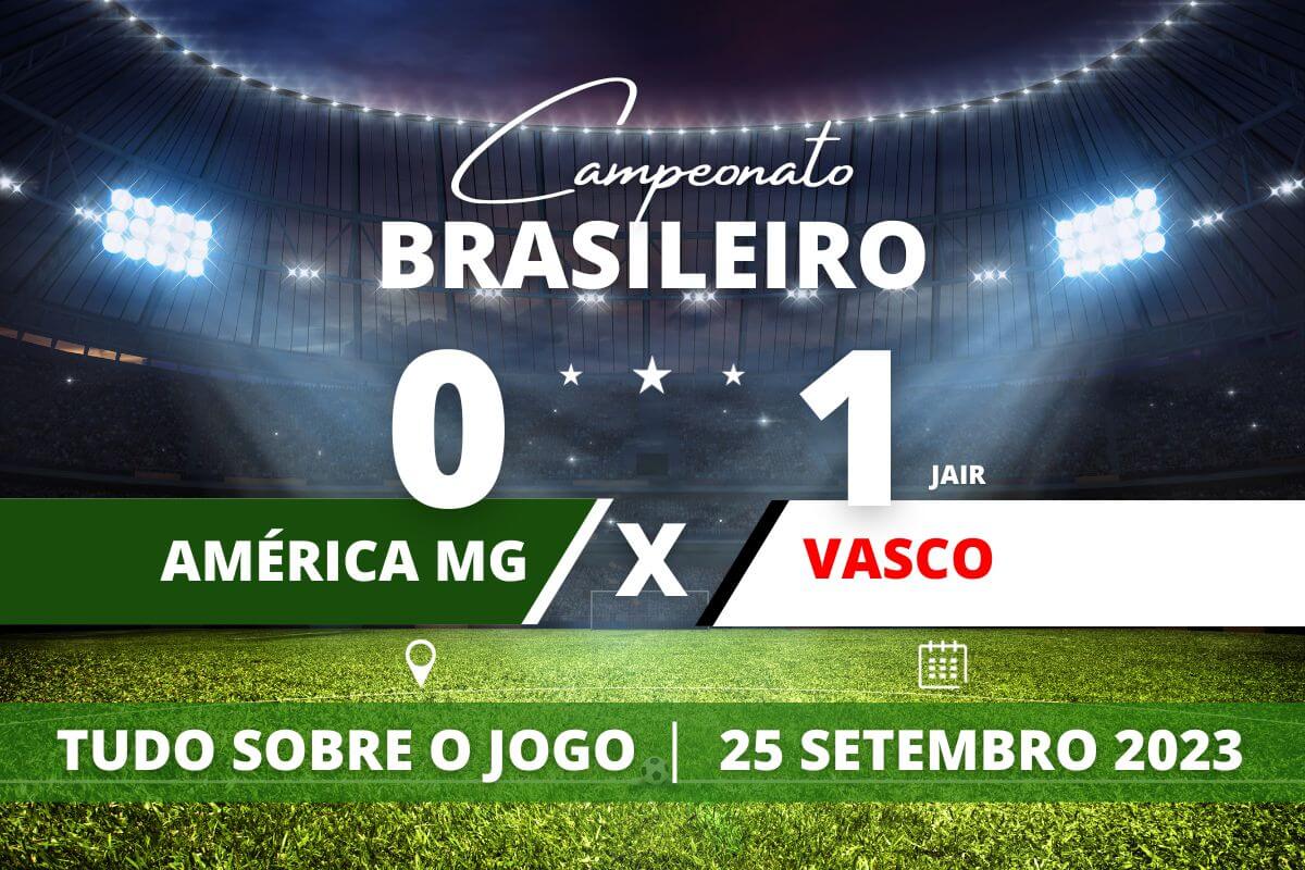 Vasco vence América em jogo atrasado e deixa zona de rebaixamento após 18  rodadas