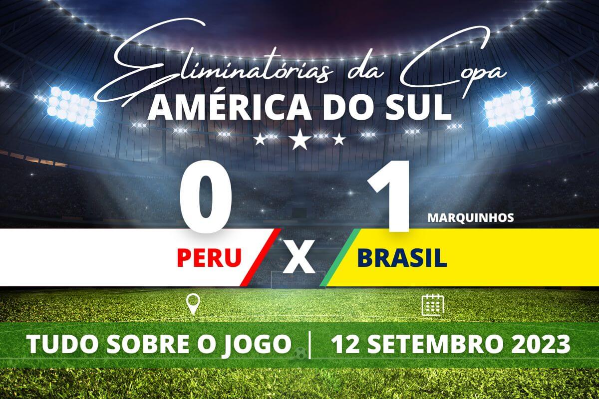 Peru 0 x 1 Brasil - Bola parada define o resultado do jogo e seleção começa bem as Eliminatórias da Copa com 2 vitórias em 2 jogos.