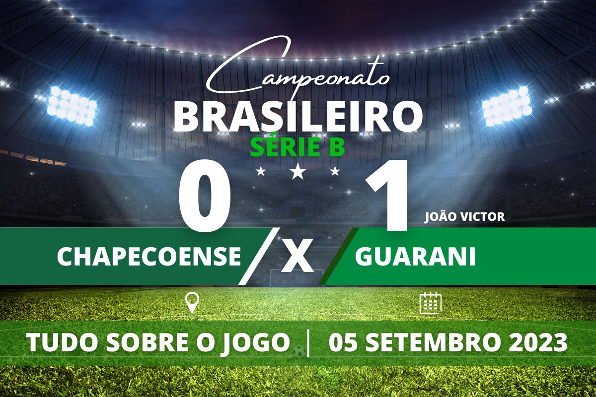 Chapecoense 0 x 1 Guarani - Partida válida pela 27° rodada do Campeonato Brasileiro - Série B.