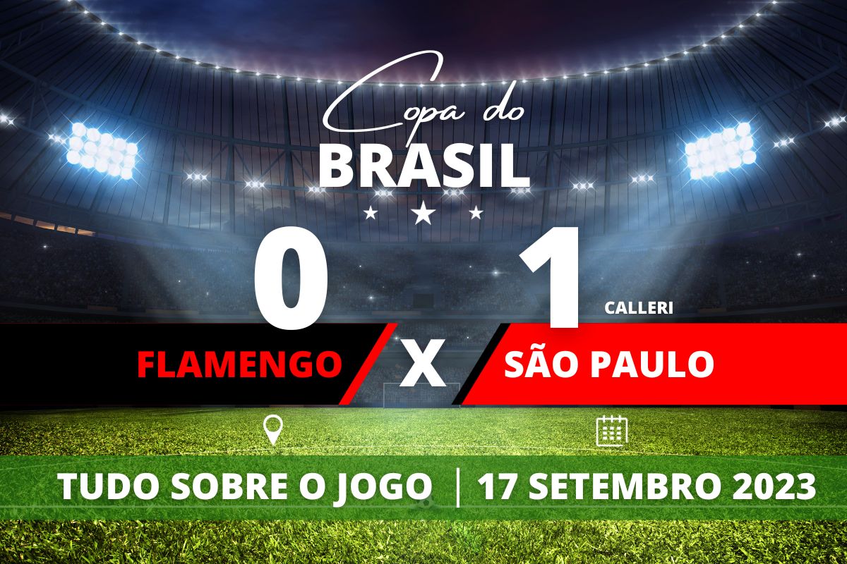 Flamengo 0 x 1 São Paulo - No Maracanã, em jogo de ida da Final da Copa do Brasil, São Paulo mostra superioridade fora de casa e abre vantagem com gol de Calleri no finalzinho do primeiro tempo contra o Flamengo que teve umapéssiam atuação e contou com a insatisfação e protestos de sua torcida que compareceu em massa e quebrou recorde de renda da história entre clubes do futebol brasileiro.