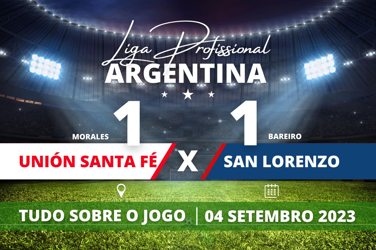 Union Santa Fe 1 x 1 San Lorenzo - Partida válida pela terceira rodada da Copa da Liga Profissional - Argentina.