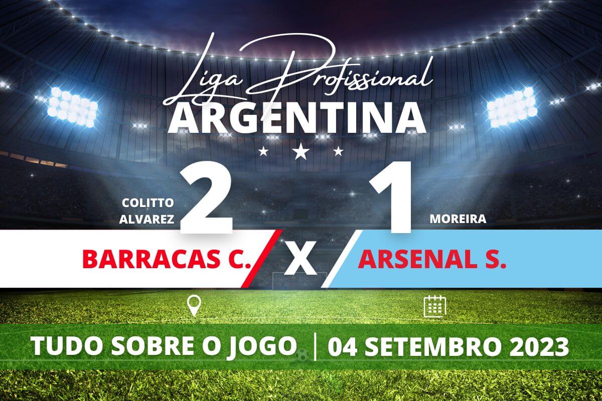 Barracas Central 2 x 1 Arsenal Sarandí - Rodada 3 da Copa da Liga Profissional da Argentina