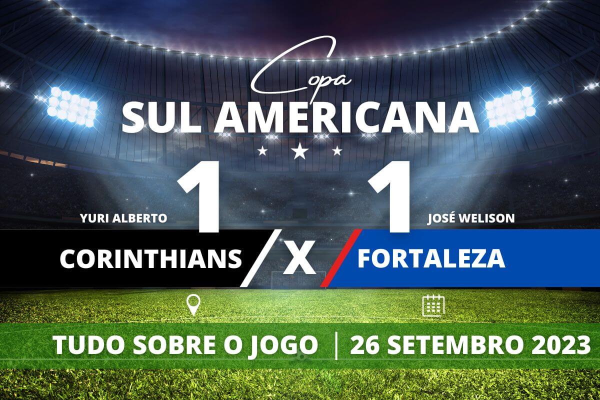 Corinthians 1 x 1 Fortaleza - Fortaleza abre placar e Corinthians corre para empatar no primeiro jogo das semifinais da Copa Sul Americana