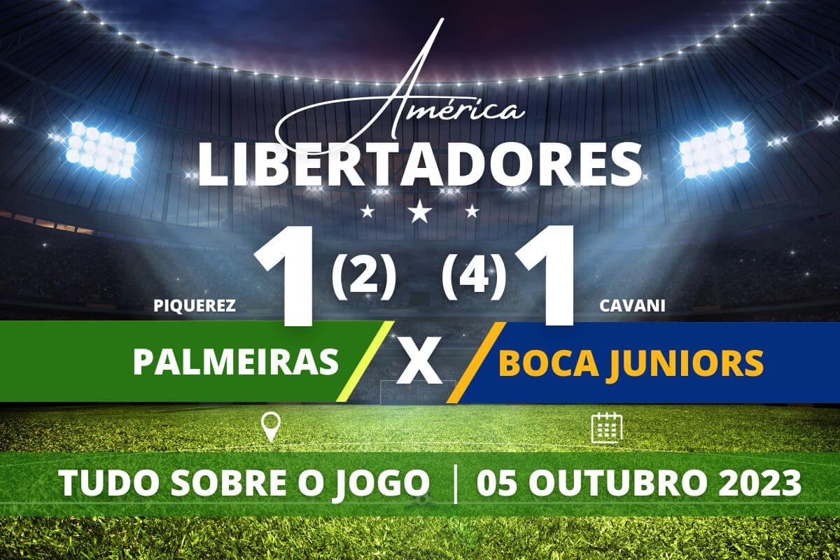 Boca Juniors vence Palmeiras nos pênaltis e avança à final da Libertadores