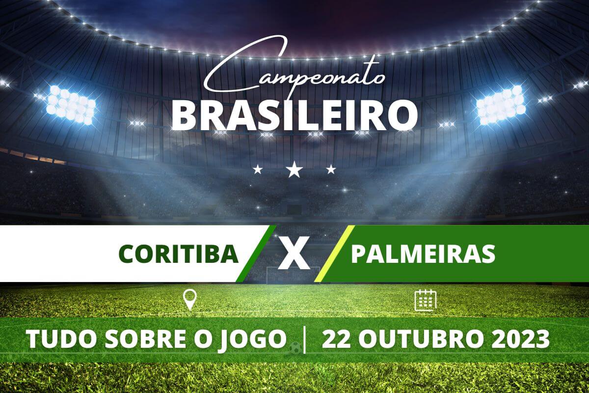  Coritiba x Palmeiras pela 28ª rodada do Campeonato Brasileiro. Saiba tudo sobre o jogo: escalações prováveis, onde assistir, horário e venda de ingressos 