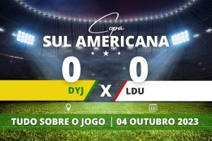 Defensa y Justicia 0 x 0 LDU - No La Fortaleza, LDU leva a melhor e se classifica para a Final da Conmebol Sul Americana 2023 após empate com o time argentino na noite desta quarta-feira e contar com a enorme vantagem da vitória por 3 a 0 do jogo de ida em casa.