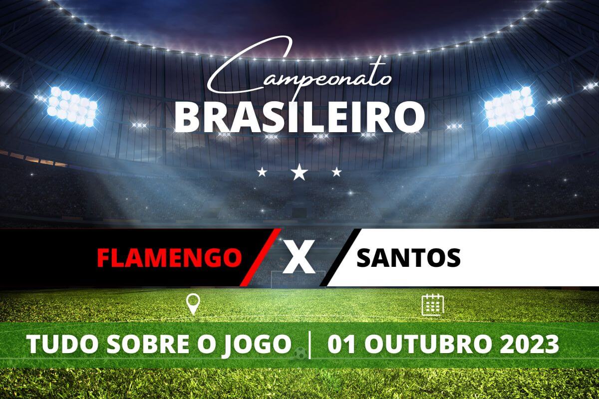 Flamengo x Santos pela 31ª rodada do Campeonato Brasileiro. Saiba tudo sobre o jogo: escalações prováveis, onde assistir, horário e venda de ingressos